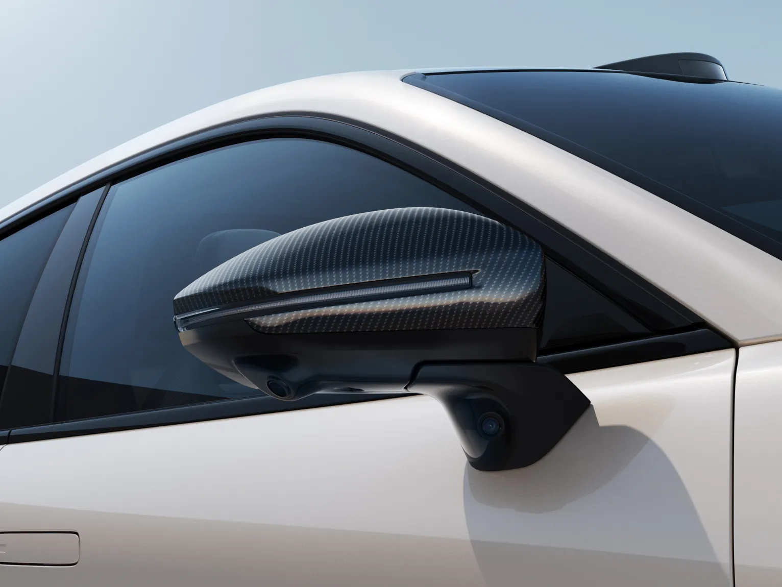 Karbondan yasalgan yengil tashqi orqa ko'zgu korpuslari